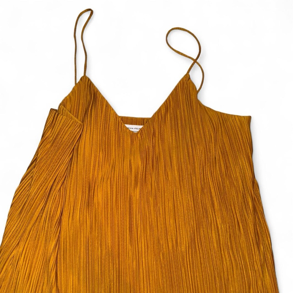 & Other Stories Mustard Pleated Camisole